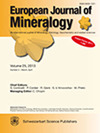 EUROPEAN JOURNAL OF MINERALOGY雜志封面